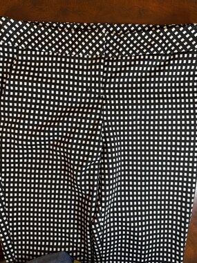 Express Black and White Checkered Pants